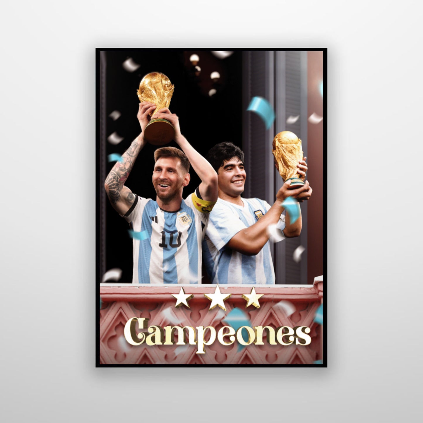 Messi x Maradona - Campeones
