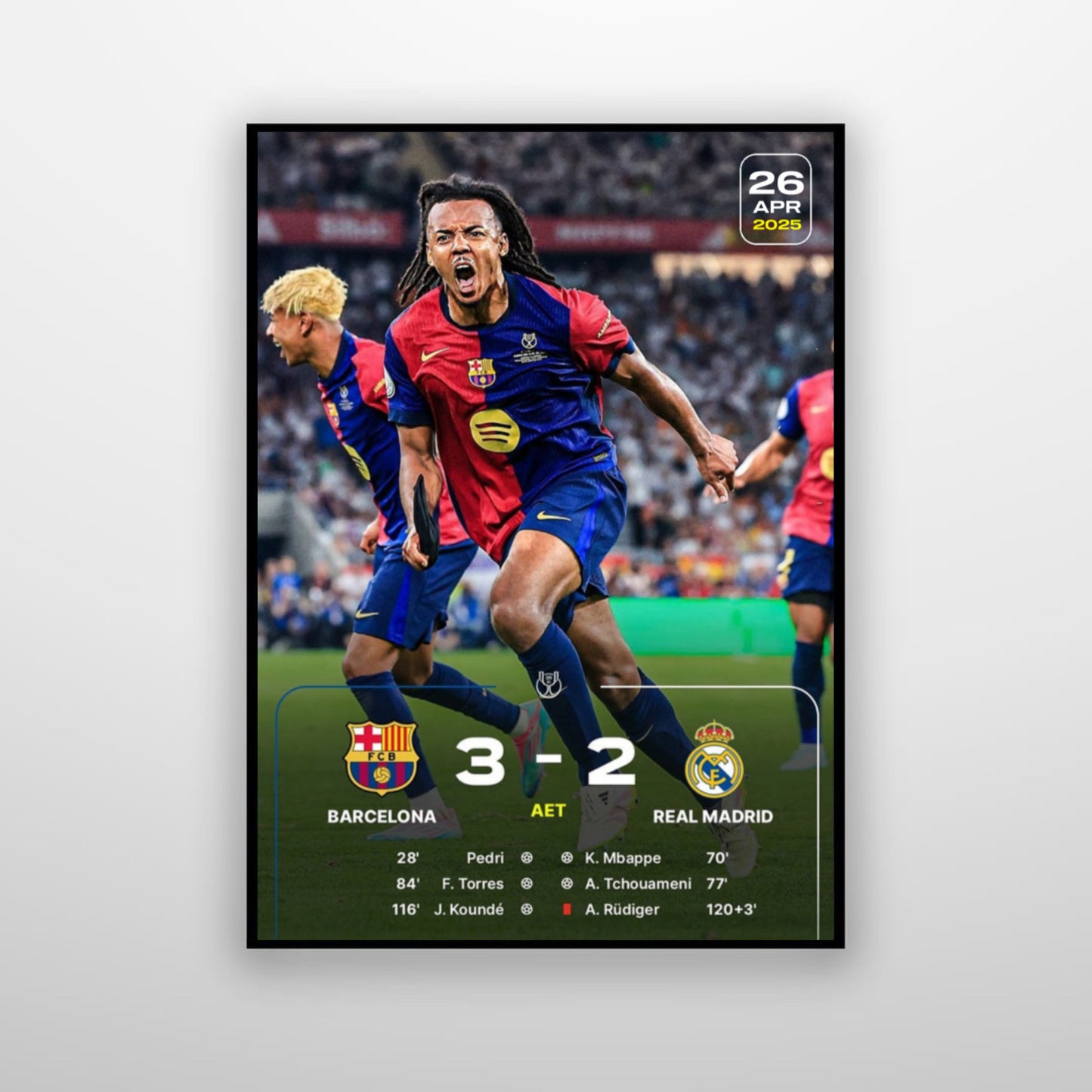 Barcelona vs Real Madrid ( 3-2 ) 2025