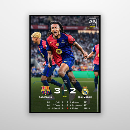 Barcelona vs Real Madrid ( 3-2 ) 2025