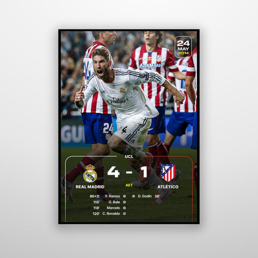 Real Madrid vs Atletico Madrid ( 4-1 ) 2014