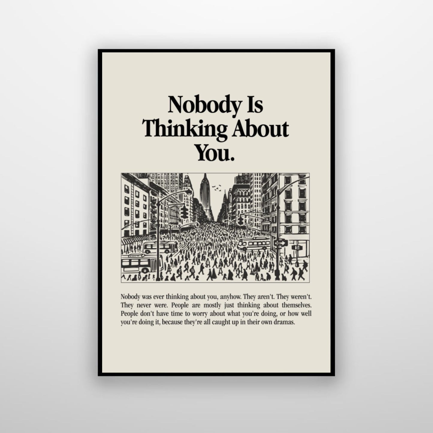 NoBody Is Thinking About You