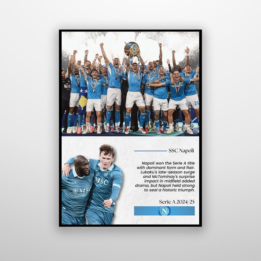 Napoli - Serie A 2024/25 Winner