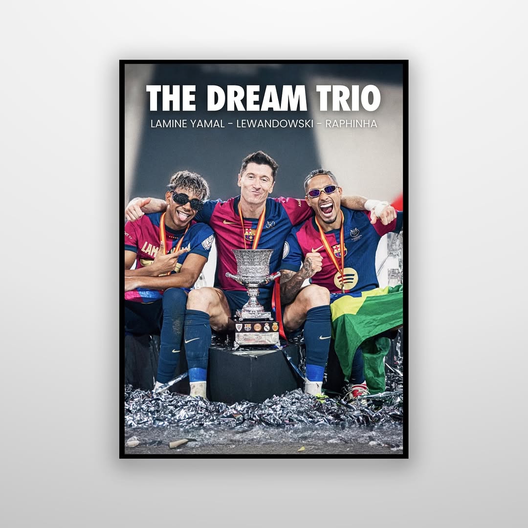 The Dream Trio - Yamal, Lewandowski, Raphinha