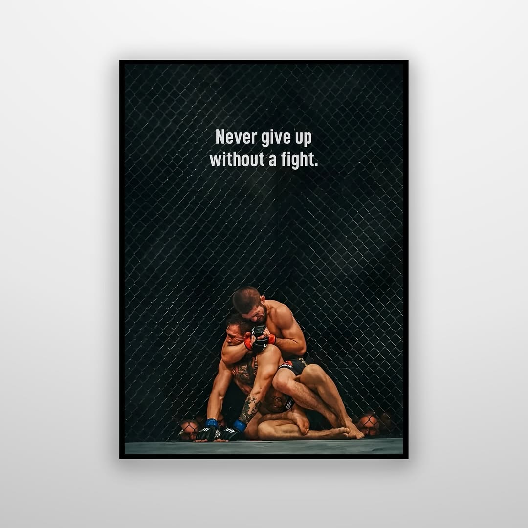 Khabib - Never Give Up Without A Fight