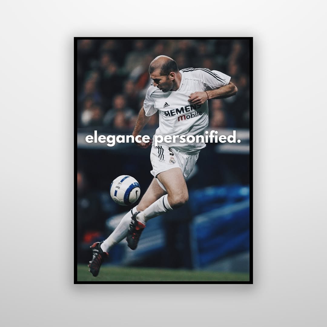 Zinedine Zidane - elegance personified