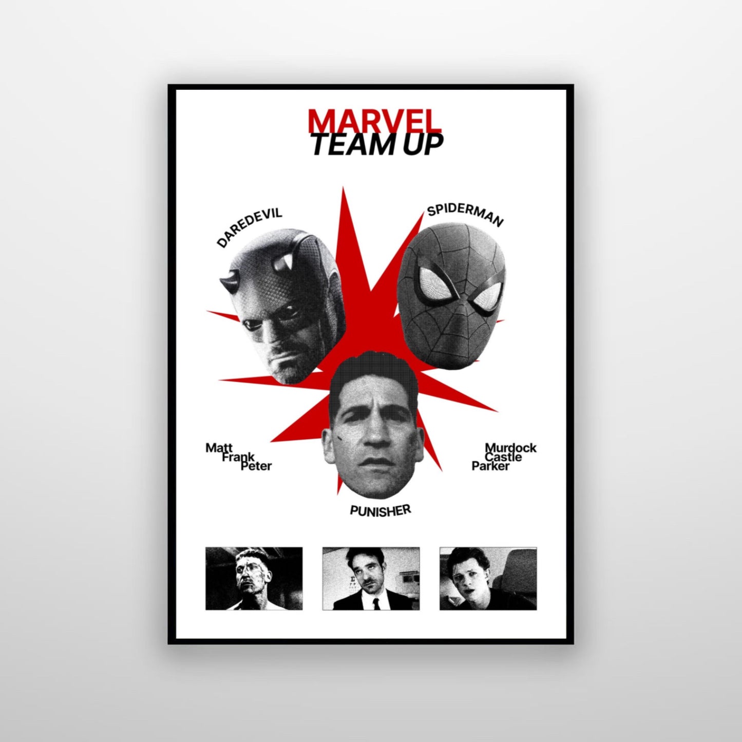 DareDevil x Punisher x Spiderman