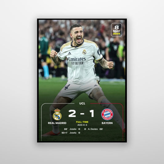 Real Madrid vs Bayern ( 2-1 ) 2024