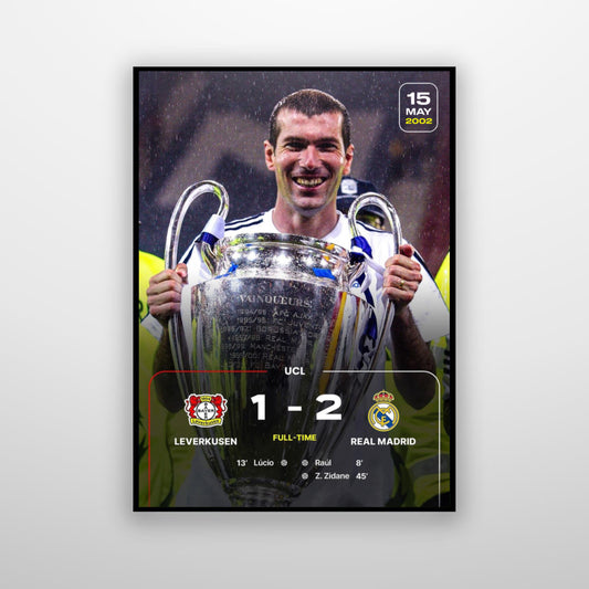 Real Madrid vs Leverkusen ( 2-1 ) 2002