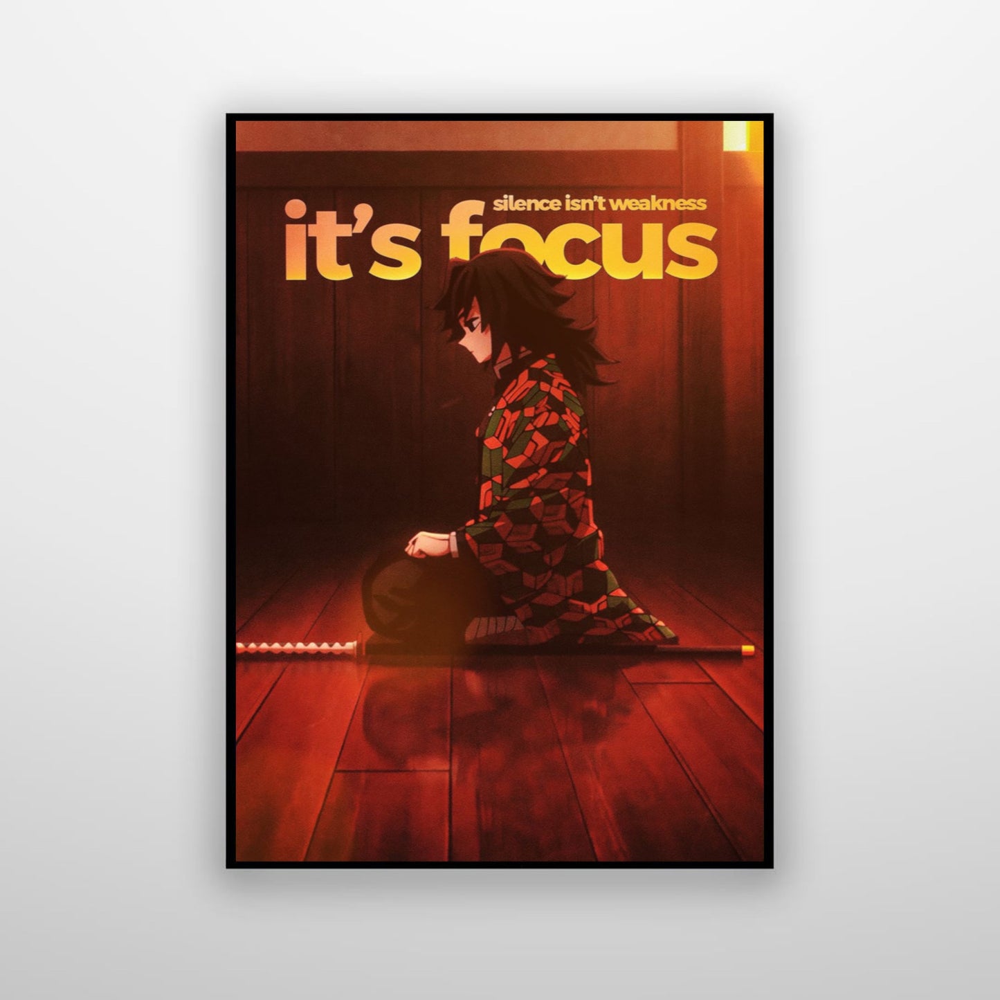 Demon Slayer - Silence Isn't Weakness It's Focus