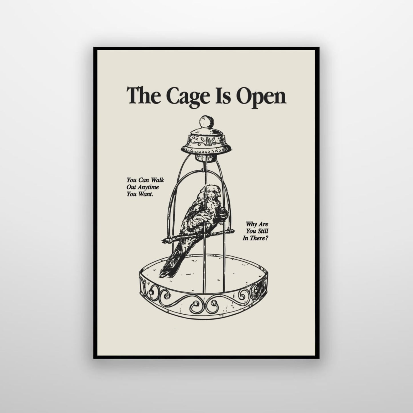 The Cage Is Open