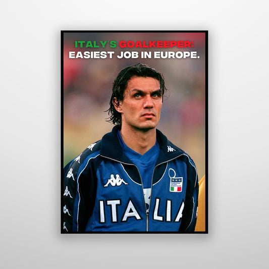 Paolo Maldini - Italy's Goalkeeper Easiest Job