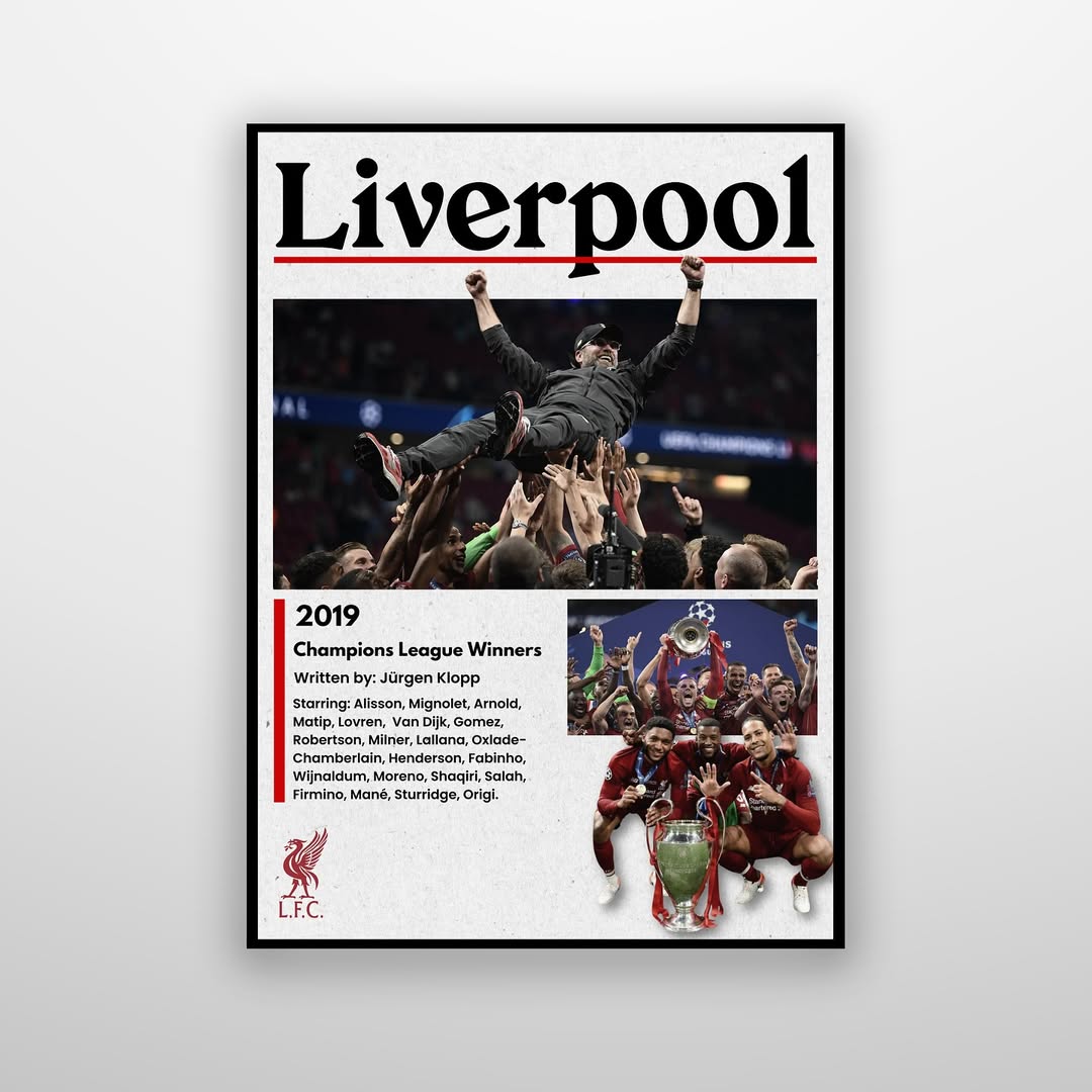 Liverpool FC - 2019 UEFA Champions League Winners