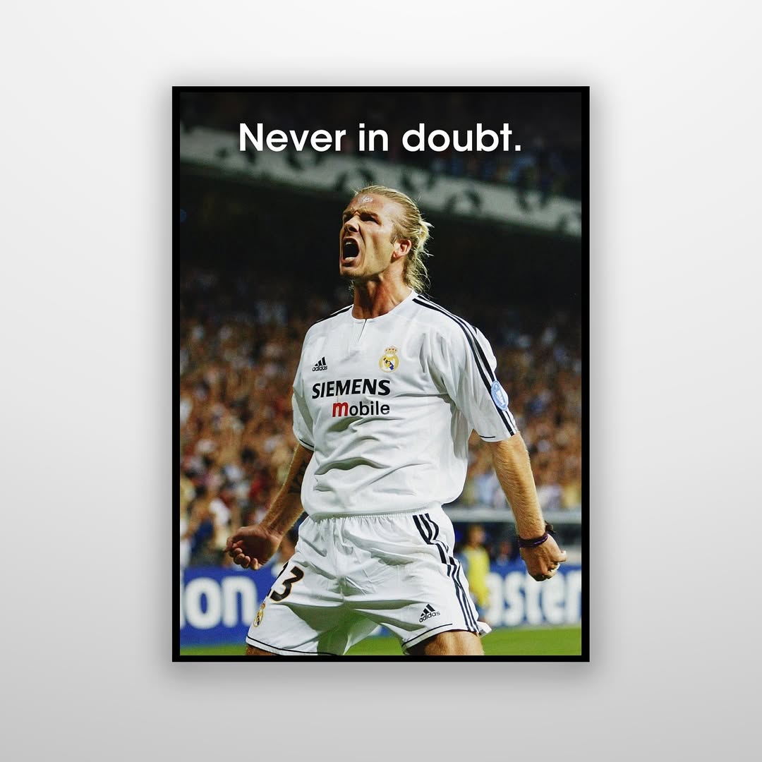 David Beckham - Never in doubt