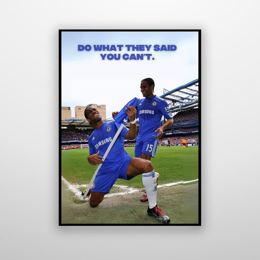 Drogba Flag Celebration